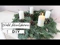 Wald Adventskranz DIY - Schnell und Einfach