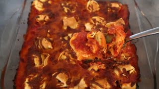 3 Ingredient Baked Tortellini Lasagna Recipe
