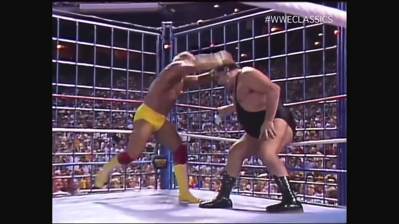 Hulk Hogan vs Andre the Giant (WrestleFest 1988) :: Wykop.pl