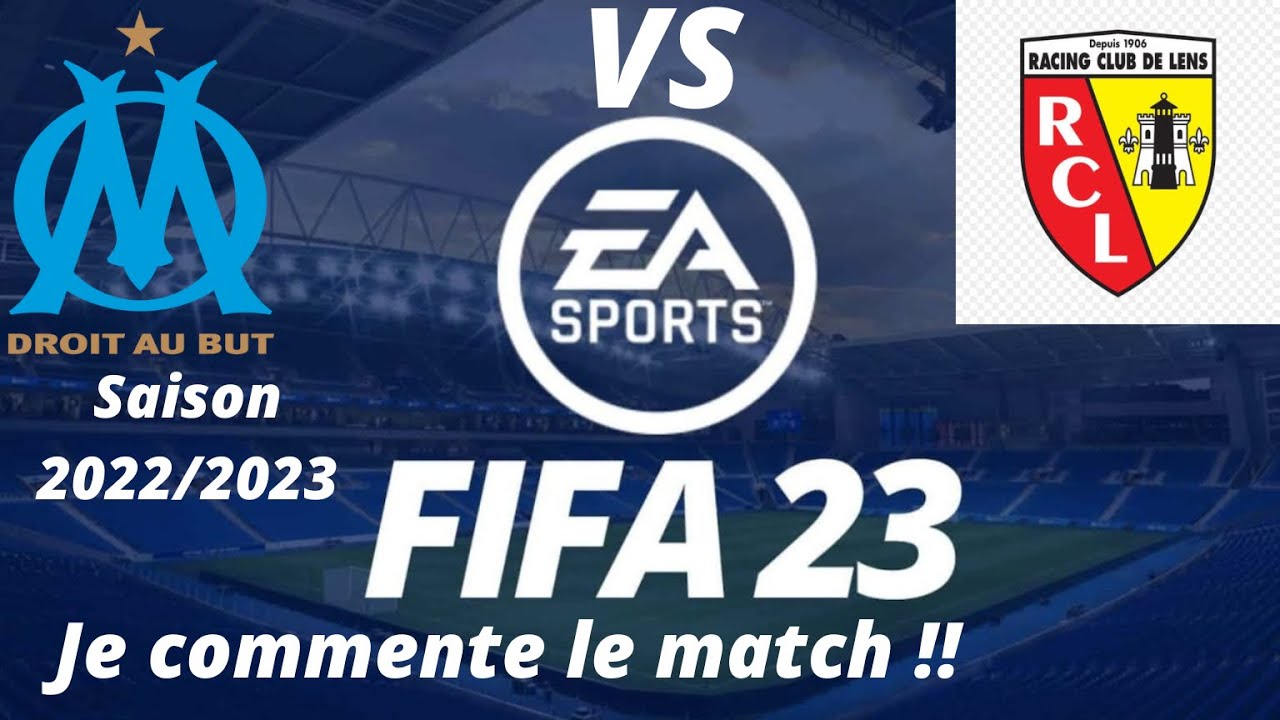 OM vs RC Lens 12ème journée de ligue 1 2022/2023 / FIFA 23 PS5