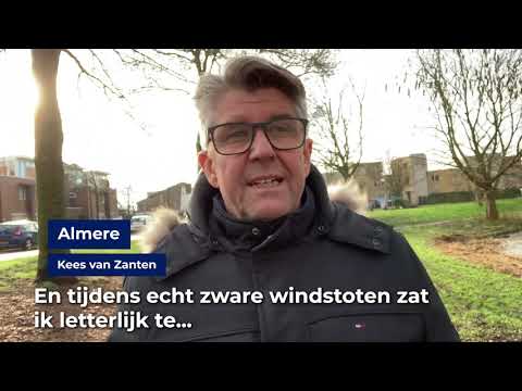 25 januari 1990: Toen orkaan Daria over Nederland raasde.
