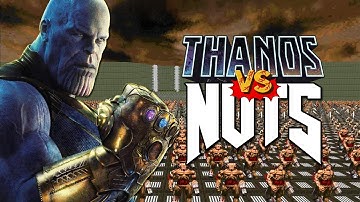 Thanos 100% everything on NUTS.WAD [Humor with combined Doom mods]