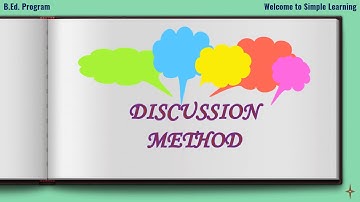 Discussion method