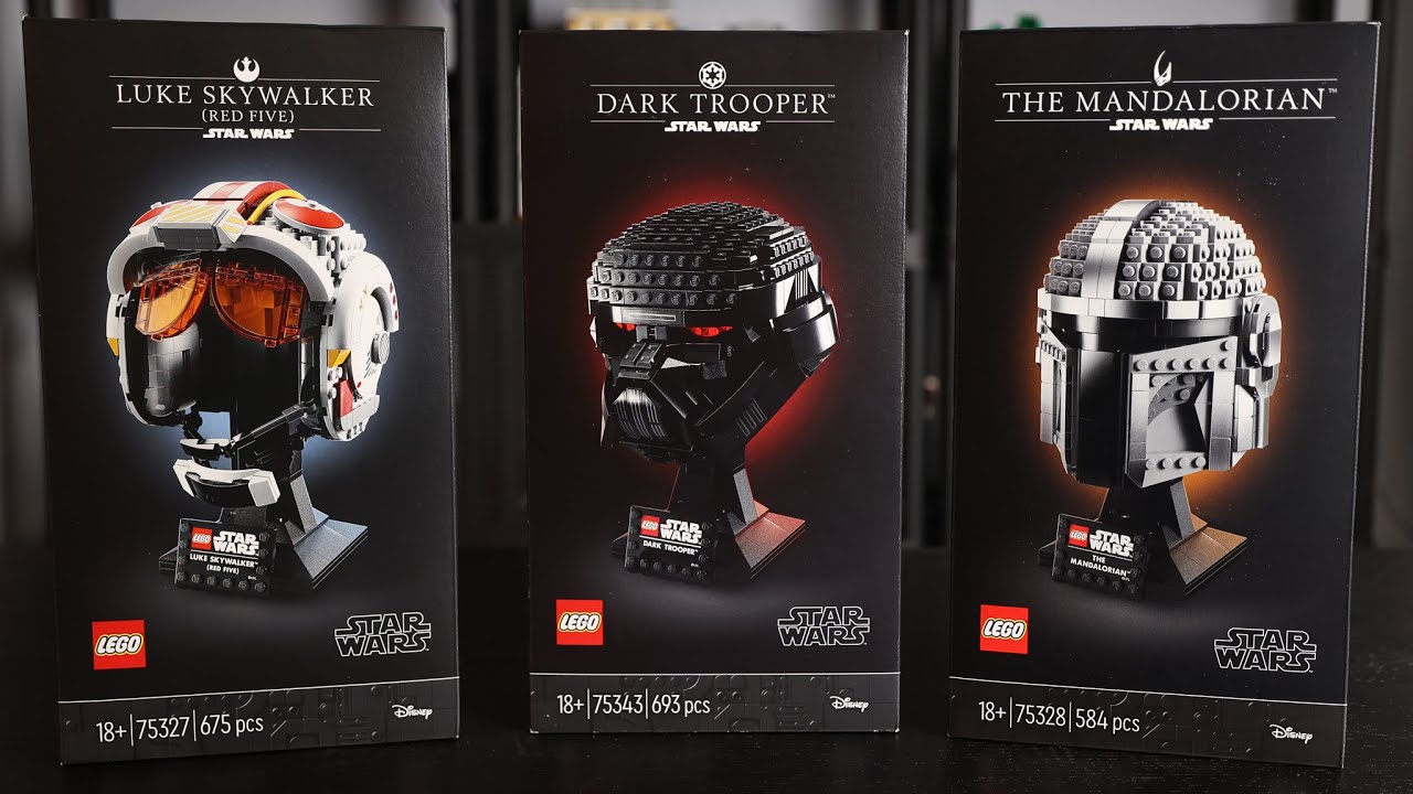 ALL 2022 LEGO STAR WARS HELMETS UNBOXING! (FIRST REACTION)