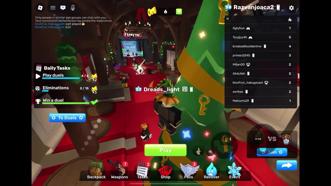 Roblox | rivals with my friend