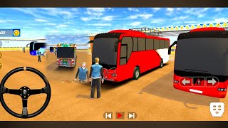 Coach Bus simulator city bus Euro driving game play Android mobile 2024 bus game screenshot 5