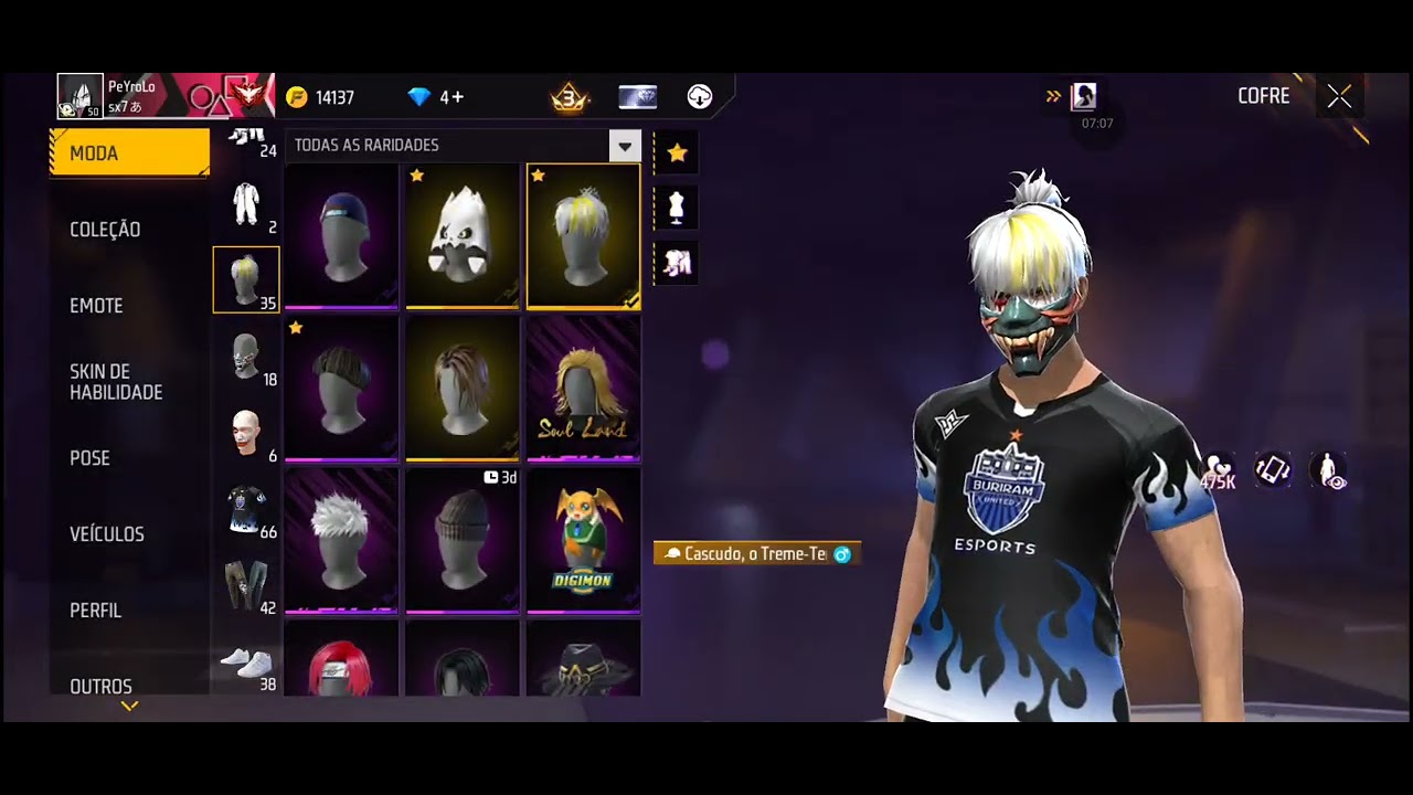 Peguei meu primeiro cubo magico🎲 no ff😭😢