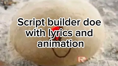 Script Builder/Living Legend John Doe with lyrics and animation [LYRICS AND ANIMATION NOT MINE]