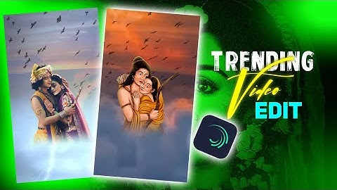 Instagram viral video editing || Radha Krishna sky video editing || alight motion video editing