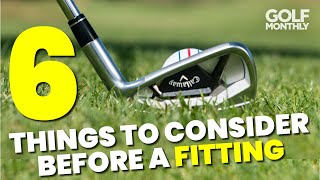 6 THINGS TO CONSIDER BEFORE A CUSTOM FITTING!