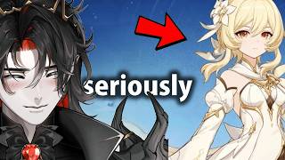 Vtuber reacts to How An Outfit Leaked the Complete Story of Genshin Impact