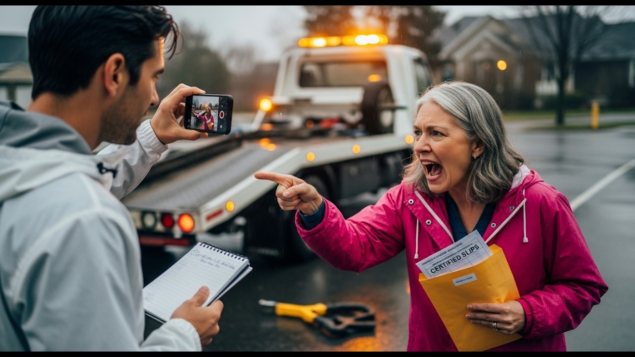 The Tow Chain Dragged Toward My Axle And The HOA Compliance Officer Screamed Interference Fee