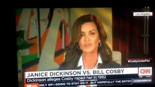 Janice Dickinson threatens Bill Cosby on CNN to get a book deal SMH