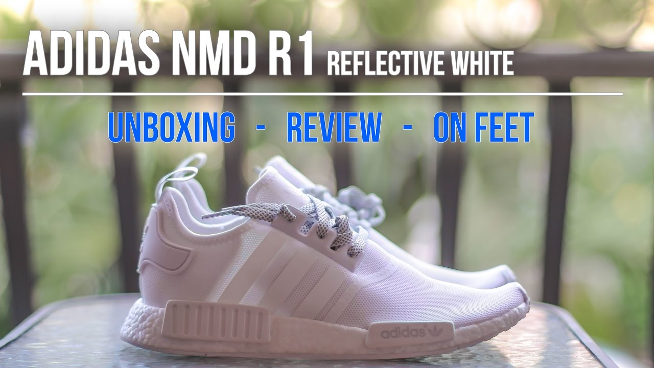 nmd r1 white reflective