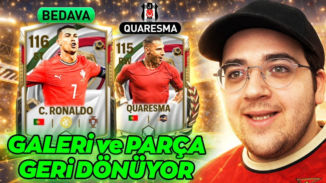 EA ŞAŞIRDI 😱 HERKESE BEDAVA 116 RONALDO NASIL ALINIR ? QUARESMA GELİYOR FC Mobile