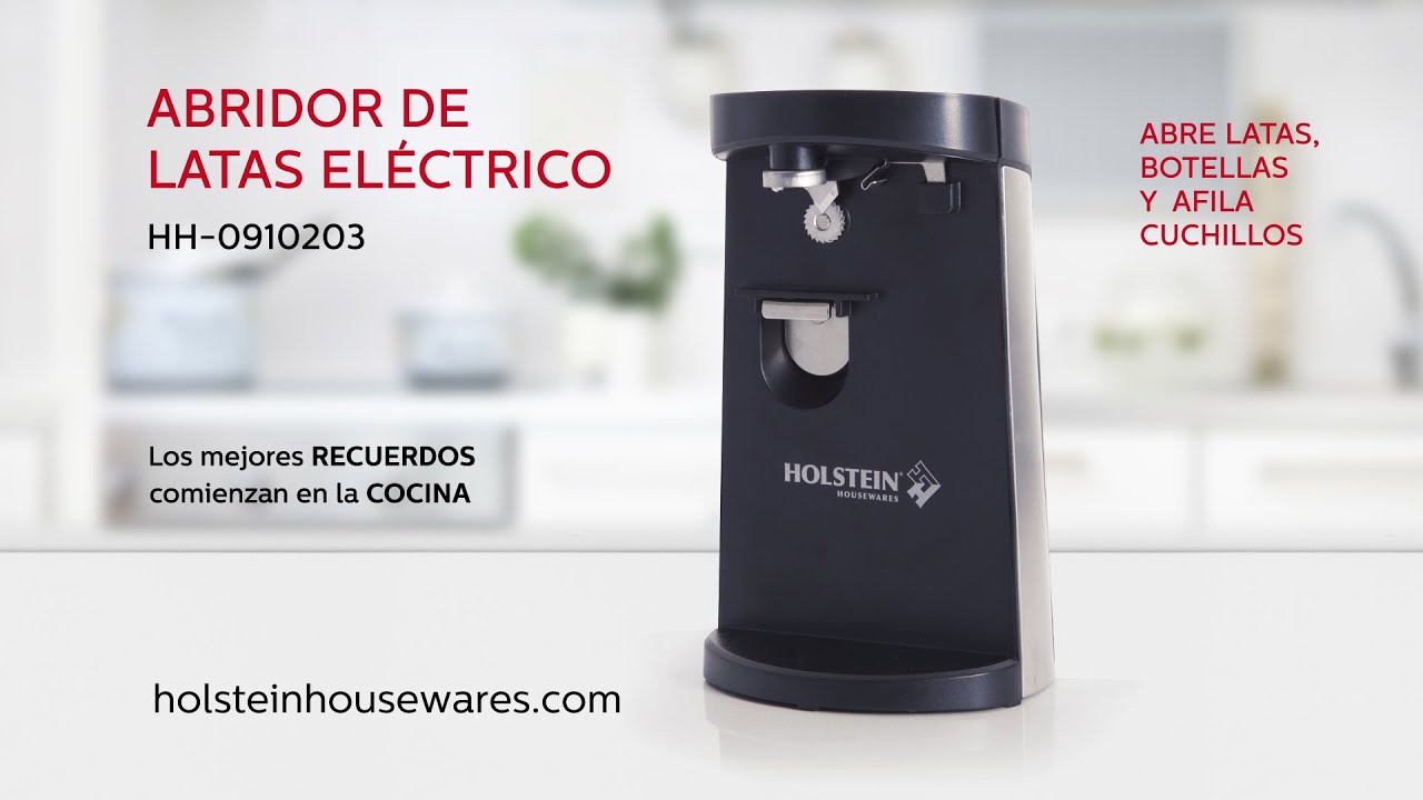 HH- 0910203- Abridor de Latas Electrico- Holstein Housewares 