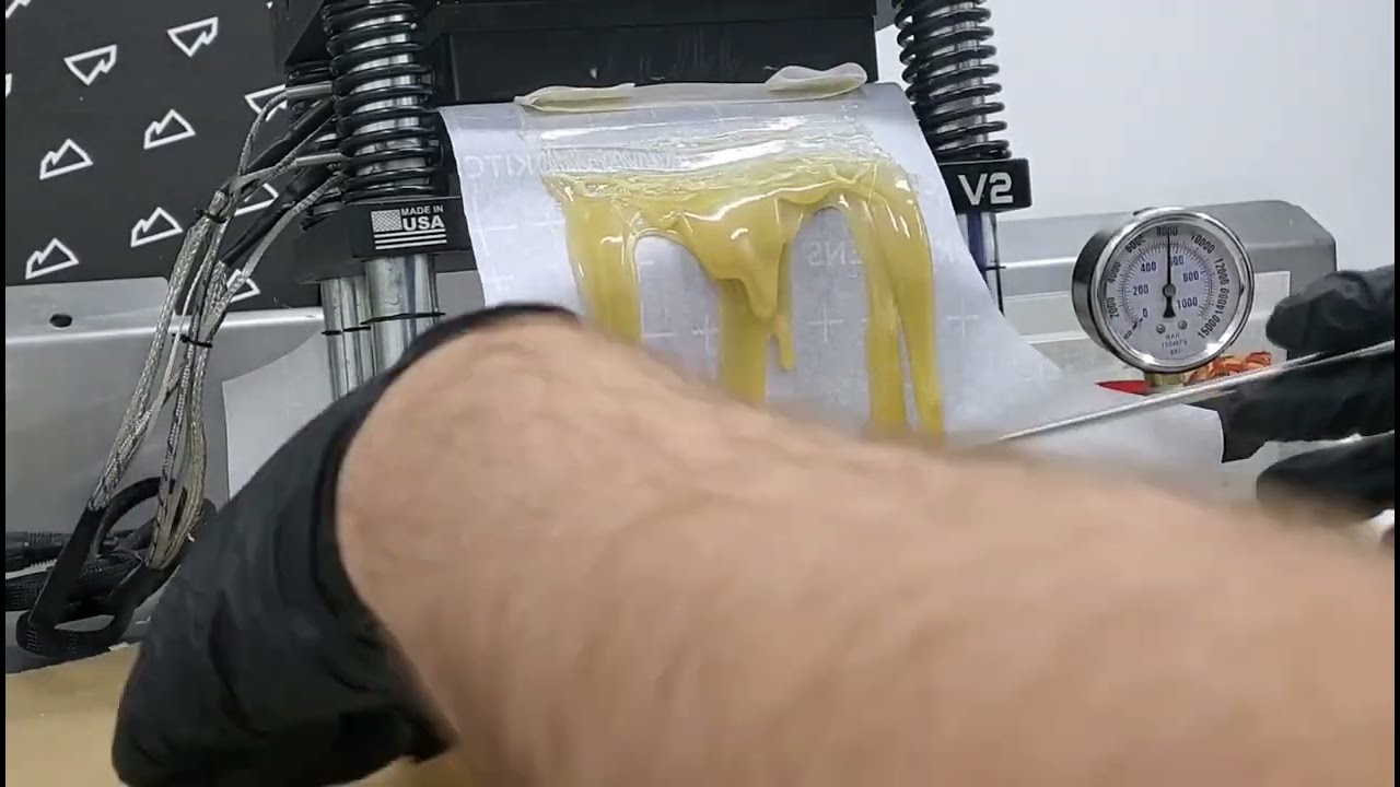Rosin Press Timelapse