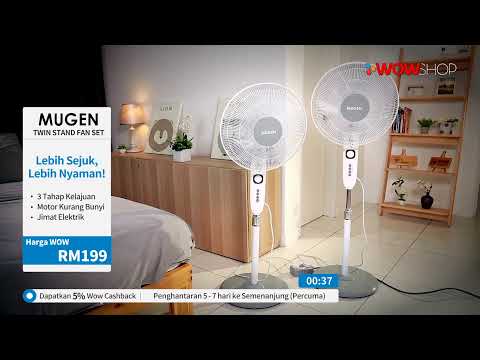 MUGEN TWIN STAND FAN SET | TV3 | P5685 