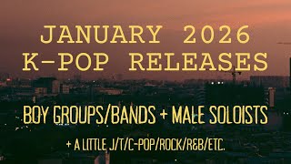 Boy Group K-Pop Release Recap for January 2026