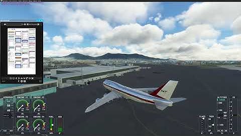 [MSFS Flight Voice Commander] flying a B747 using VOICE COMMAND. FVC UPDATE v1.1