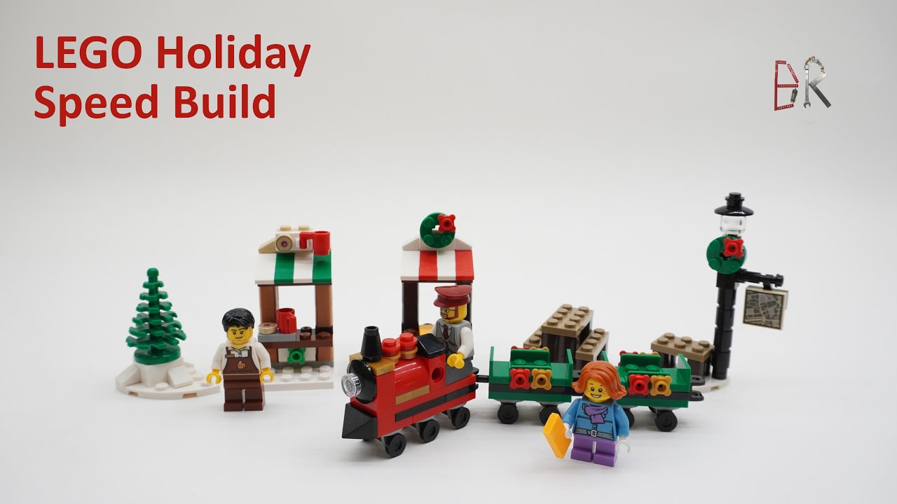 LEGO Holiday - Christmas Train Ride/40262 - Unboxing & Speed build