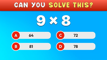 Can You Pass 10/20? Ultimate Math Quiz Challenge! From easy to impossible math quizzes