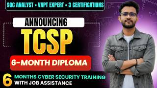 TCSP Course Announcement | Certified Security Professional | Complete Cybersecurity Diploma Program