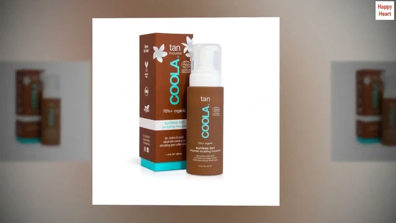 COOLA Organic Sunless Self Tanner Mousse Dermatologist Tested Anti coola-organic-sunless-self-tanner-mousse-dermatologist-tested-anti