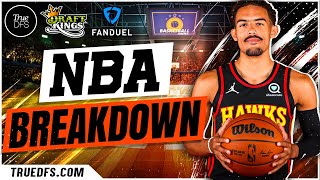 NBA DFS Live Before Lock Picks and Strategy