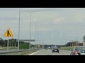 POLAND.  Шикарная автострада  А1. Едем в сторону  Łódź  (продолжение)