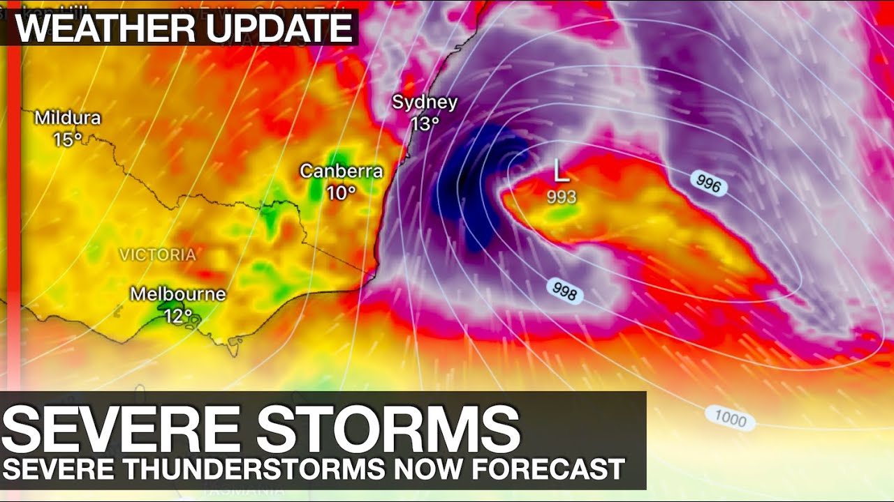 Severe Thunderstorms and Rainfall on the Forecast for Australia's East ...
