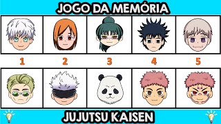 JUJUTSU KAISEN MEMORY GAME! YOU'RE GOOD AT MEMORY MEMORY GAME ANIME JUJUTSU KAISEN(PART 2) screenshot 1