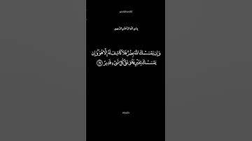 سورة الأنعام الآية 17 القارئ بندر بليلة #تذكير_بالله_عز_و_جل #الدال_على_خير_كفاعله