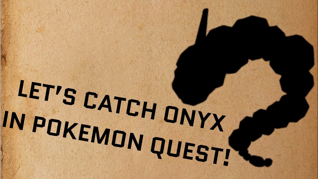 Onix Pokemon Quest Recipes