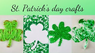 Easy St. Patrick’s Day Shamrock crafts & activities☘️| St. Patrick's Day craft ideas🍀#stpatricksday
