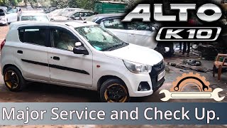 Maruti Suzuki ALTO K10 || Major Service & Check Up by Sajjan Lal Car Mechanic || 2023