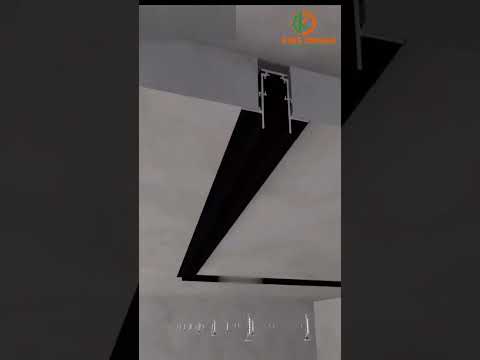 Video: Spot lighting dari plafon peregangan