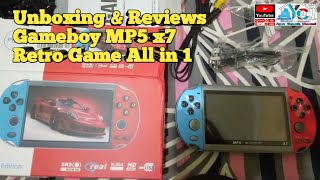 Gameboy MP5 x7 All Retro game All in One Unboxing & Reviews screenshot 2