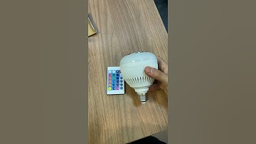 Lâmpada de música RGB BLUETOOTH #led #shorts #iluminação