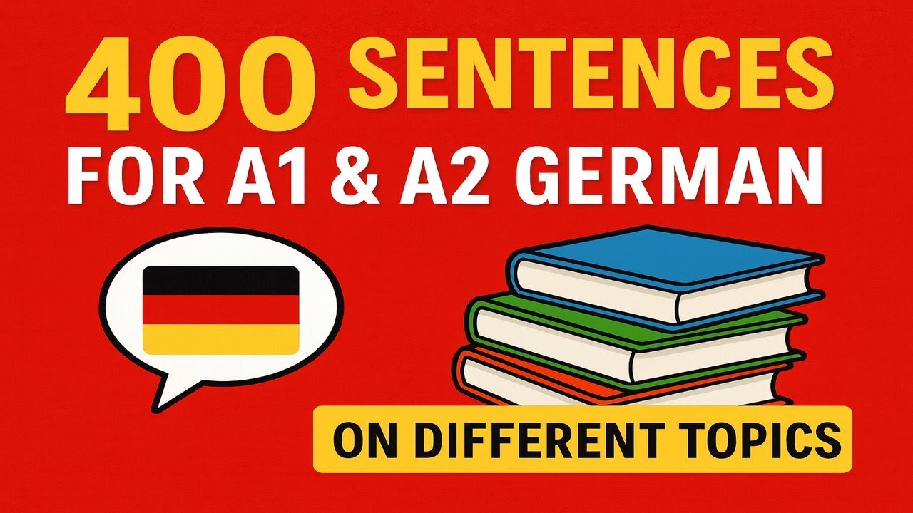 400 немецких предложений для начинающих | Немецкий язык для повседневного использования (уровни A...