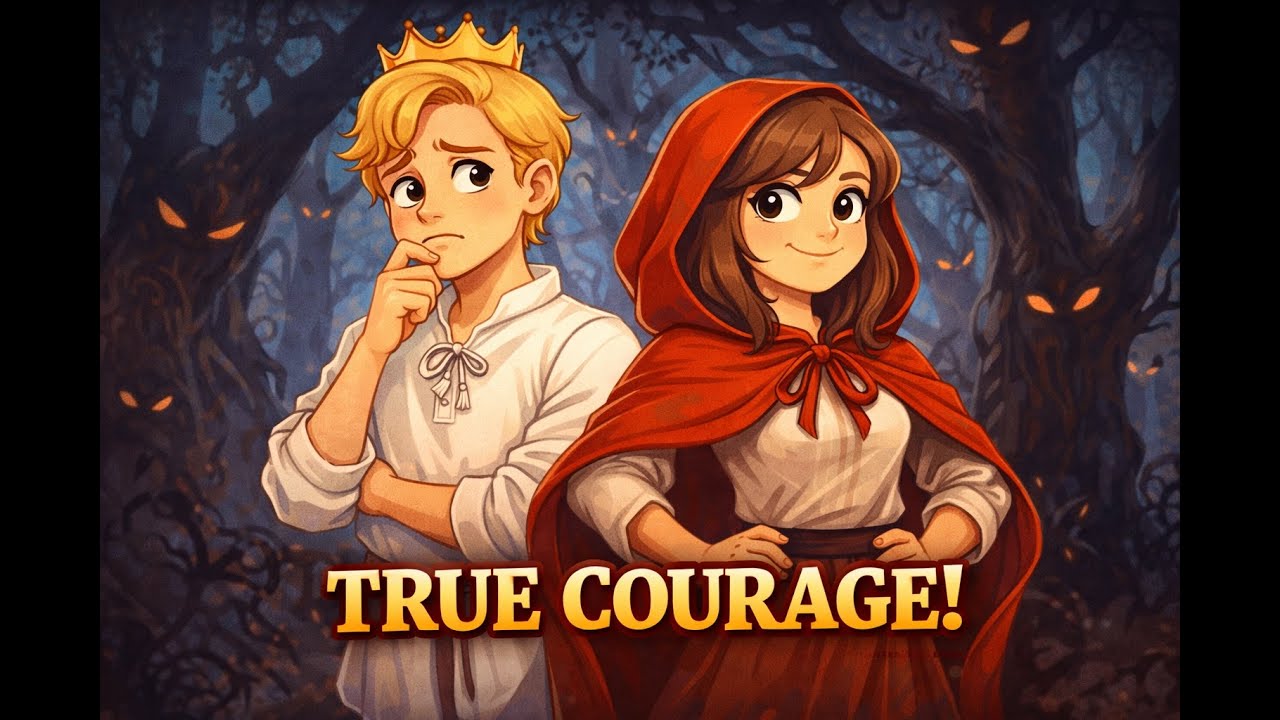 Little Red Riding Hood Teaches Harap-Alb About REAL Courage! 🐺👑 Epic Bravery Lesson