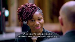 Netballer Ama Agbeze Talks to Founding Project Of United By Birmingham 2022 (with subtitles) screenshot 3