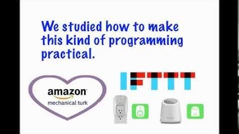 CHI 2014 Video for Smart Home Programming