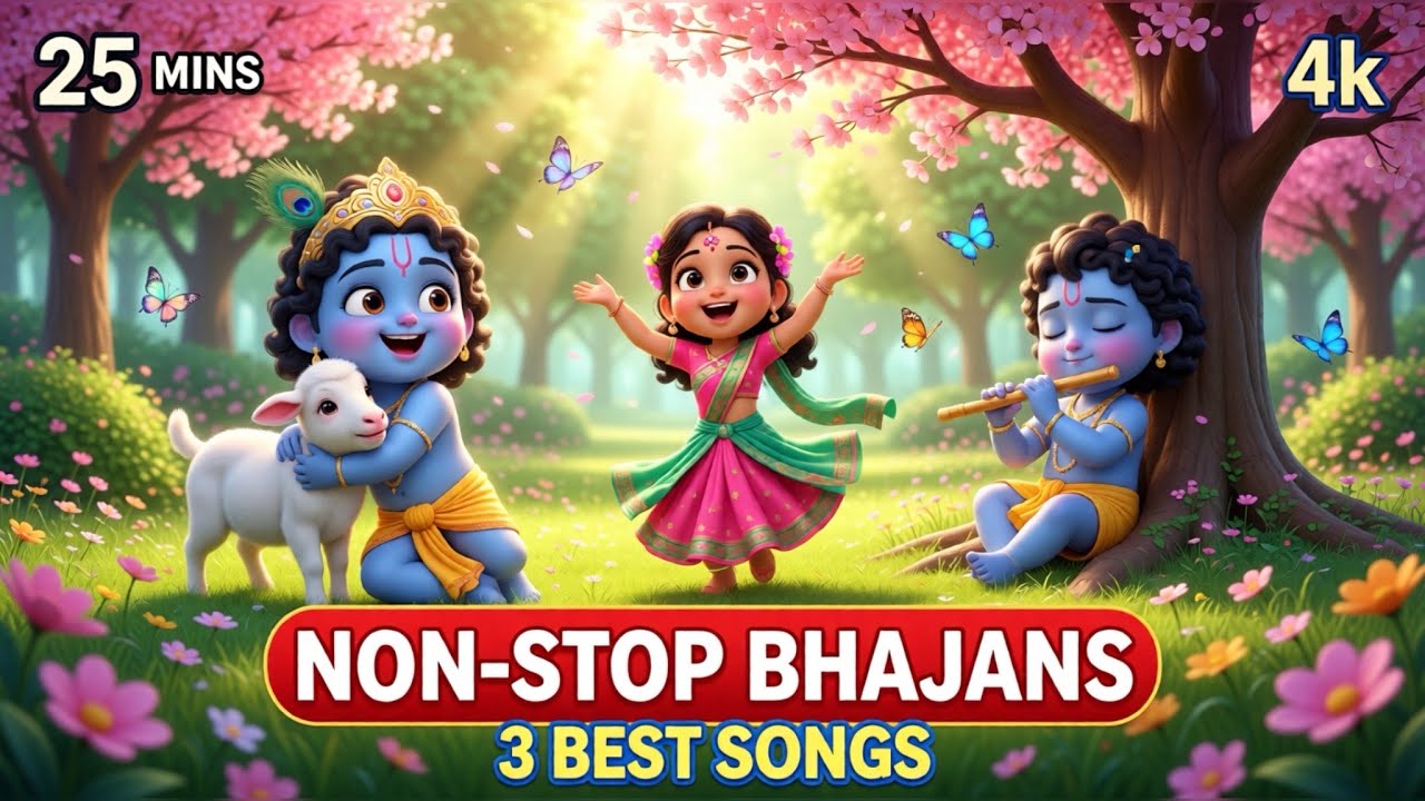 Hare Krishna Hare Rama |Nonstop Krishna Bhajan 25 Minutes | Radhika Gori Se | Bhakti Songs