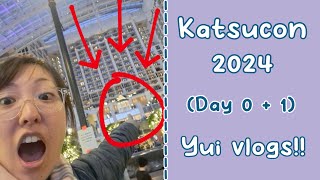 Katsucon 2024 yui vlog!! (Day 0 + 1)