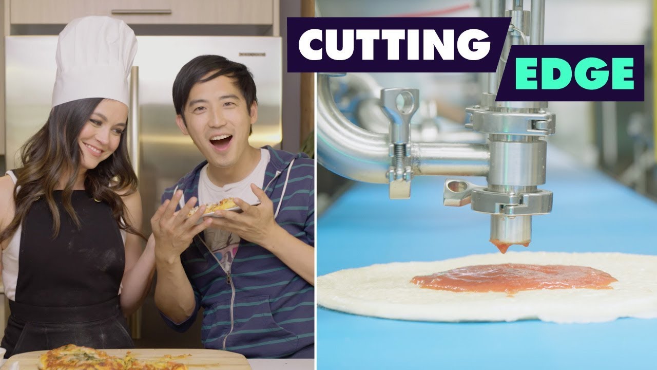 Pizza Robots EXIST! Jimmy + Ashley Investigate | Cutting Edge | Food Network