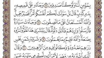 سورة يوسف الصفحة 237 من القران للشيخ ياسر الدوسري