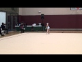 Arlene chen  2013 region 3 rhythmic gymnastics  floor