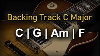 Lagu Penyokong Rock Pop C Major | 70 BPM | Jalur Pendukung Gitar