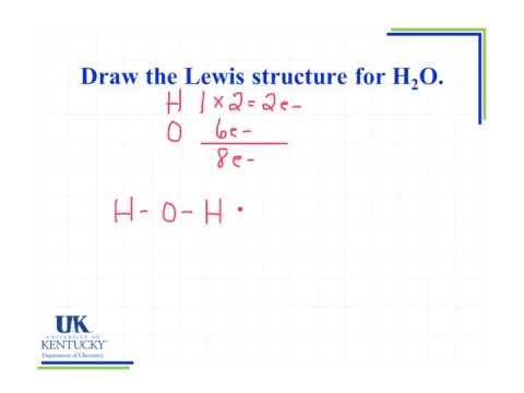 h2o lewis structure